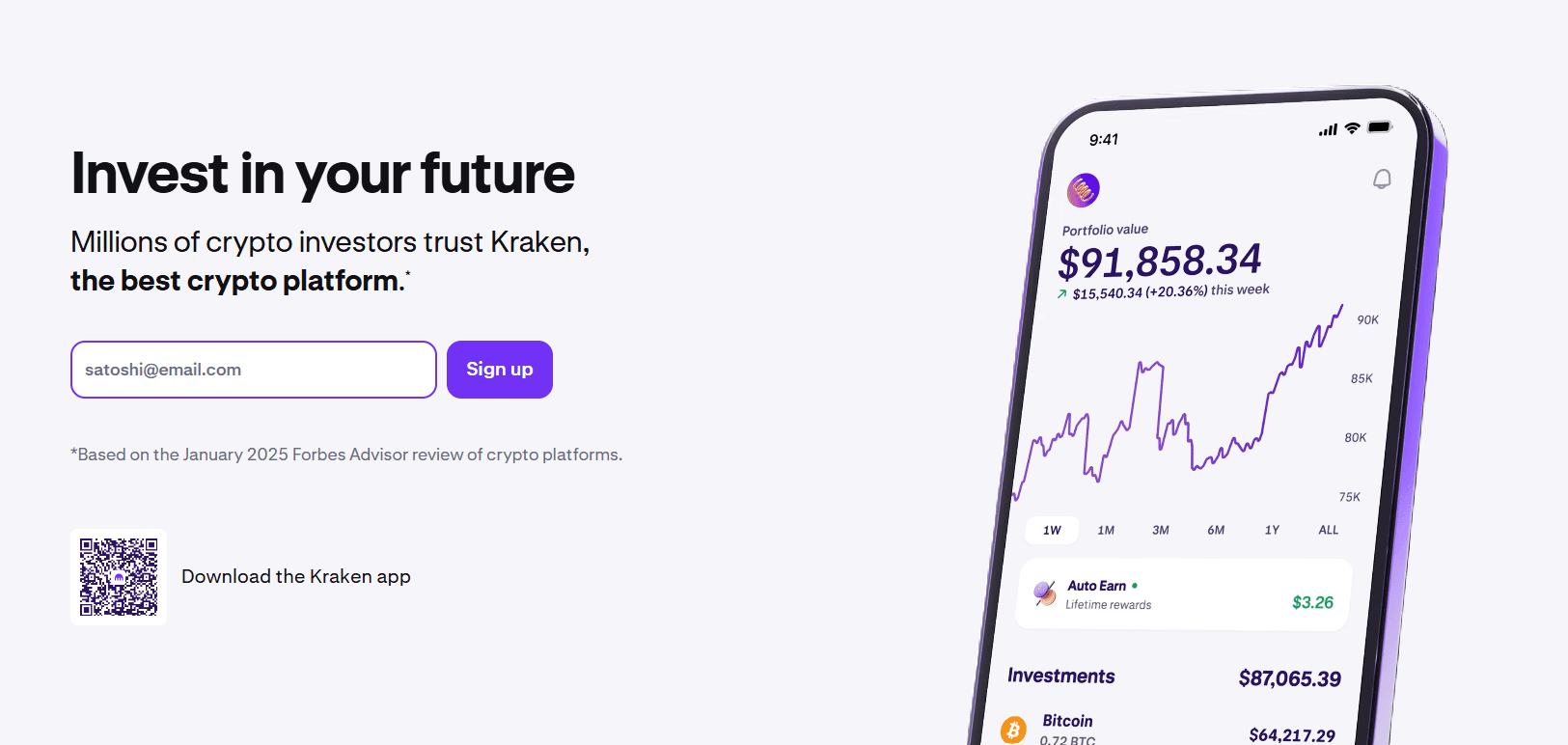 Kraken spot markets in Exchange Xplorer