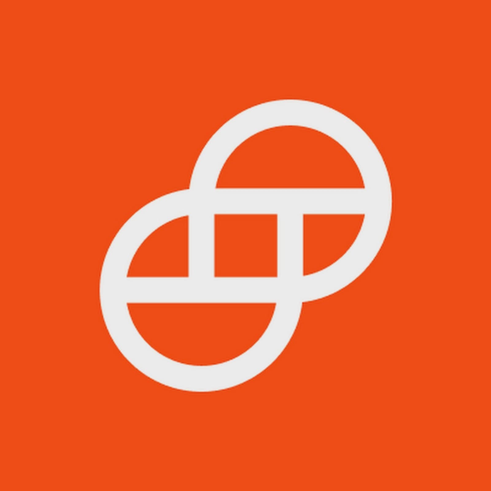 Gemini mark on brand orange