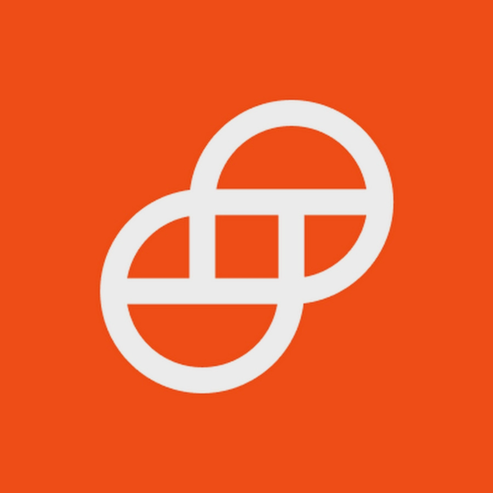 Gemini mark on brand orange